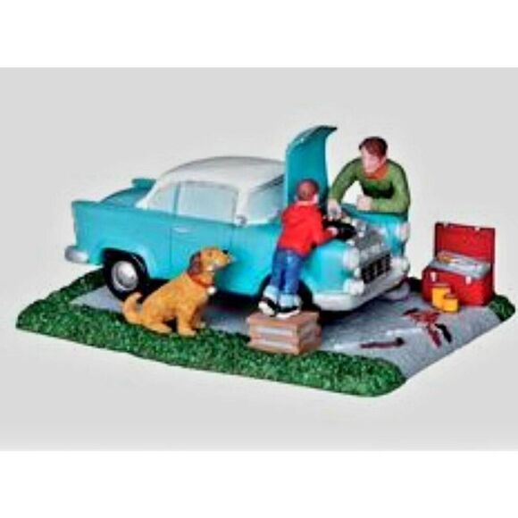 NEW IN BOX RETIRED VINTAGE "TUNE-UP" LEMAX HOLIDAY TABLETOP COLLECTIBLE - Picture 2 of 8